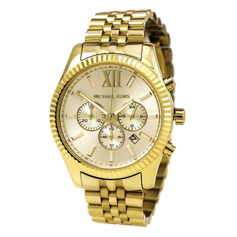 buy michael kors gold watch mens|michael kors lexington men's watch.